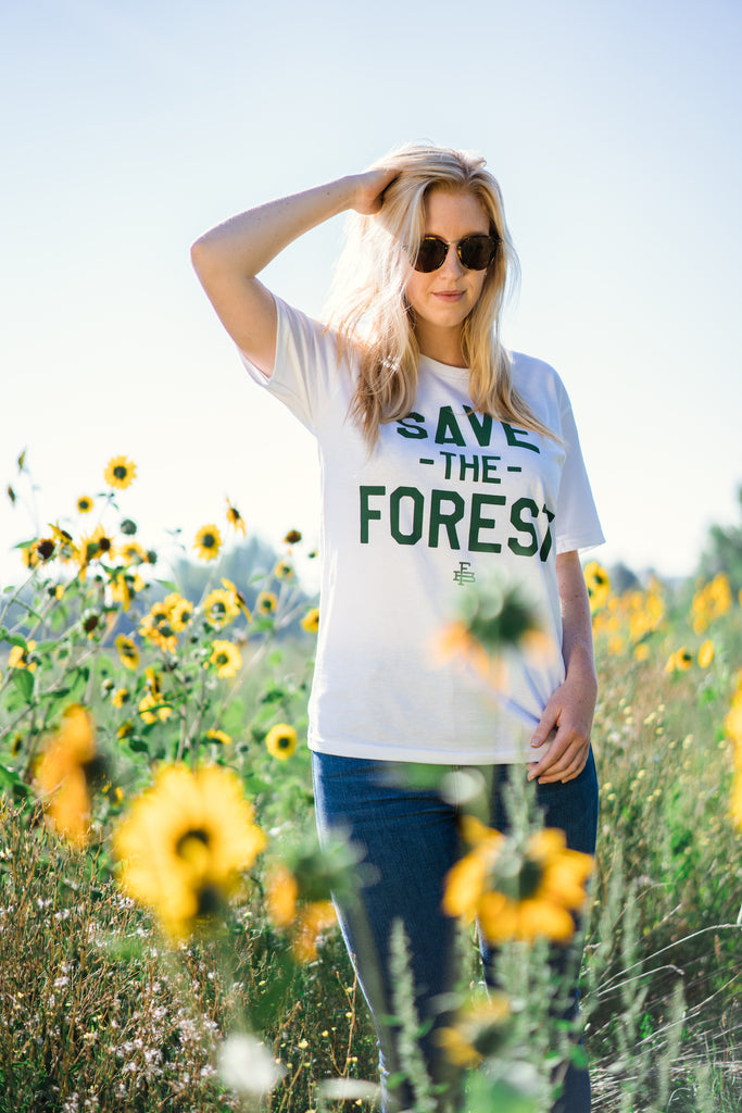 Ejendommelige overflade pensum Save The Forest Tee - Broken Forest Collective | Broken Forest Collective